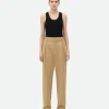 Bottega Veneta Cotton Twill Tapered Trousers>Women Trousers And Shorts