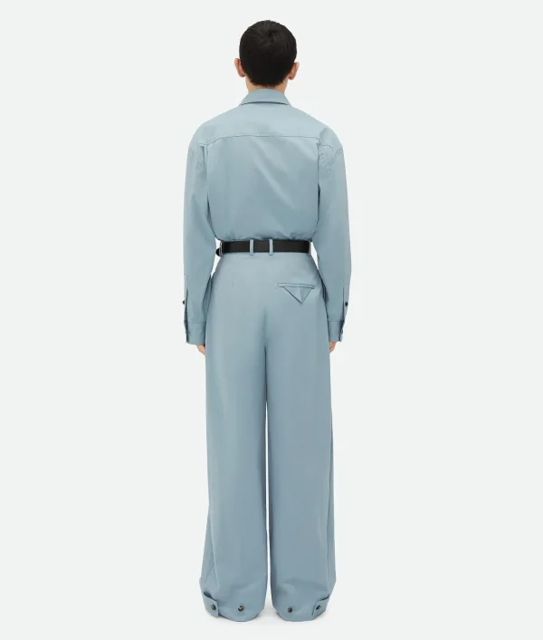 Bottega Veneta Cotton Twill Trousers> Trousers And Shorts