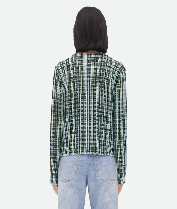 Bottega Veneta Cotton Viscose Check Jacket>Women Jackets