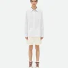 Bottega Veneta Crisp Cotton Silk Check Bandana Shirt> Shirts