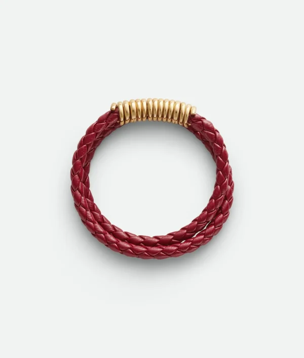 Bottega Veneta Curl Leather Bracelet> Bracelets