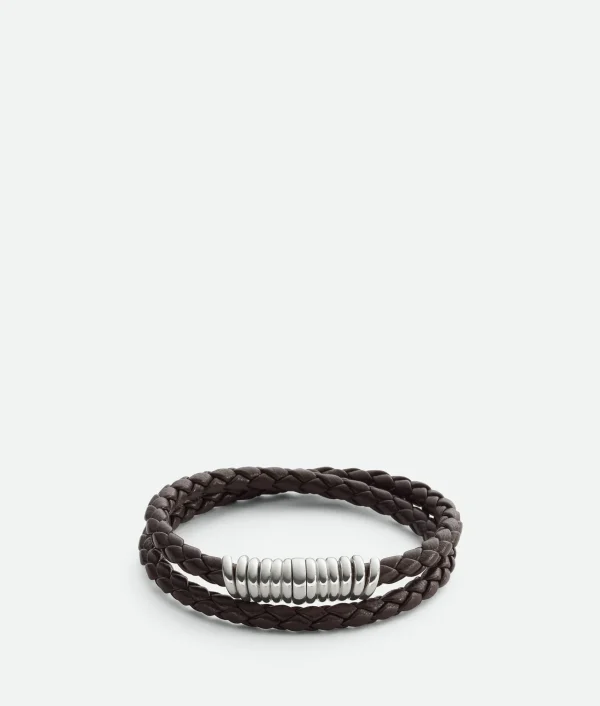 Bottega Veneta Curl Leather Bracelet> Bracelets