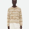 Bottega Veneta Distorted Stripe Cotton Jumper> Knitwear