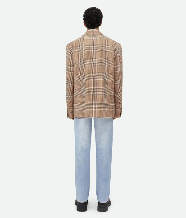 Bottega Veneta Double Cotton Check Jacket> Jackets