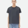 Bottega Veneta Double Layer Cotton Check T-Shirt> T-Shirts