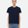 Bottega Veneta Double Layer Striped Cotton T-Shirt> T-Shirts