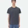 Bottega Veneta Double Layer Striped Cotton T-Shirt> T-Shirts