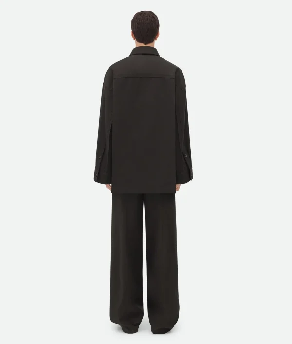Bottega Veneta Dry Mouline Wool Overshirt> Jackets