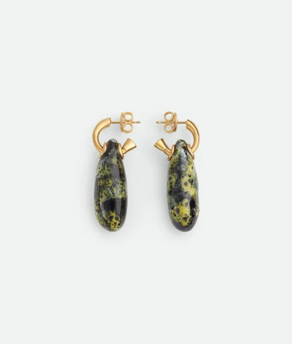 Bottega Veneta Ellipse Small Ceramic Earrings>Women Earrings