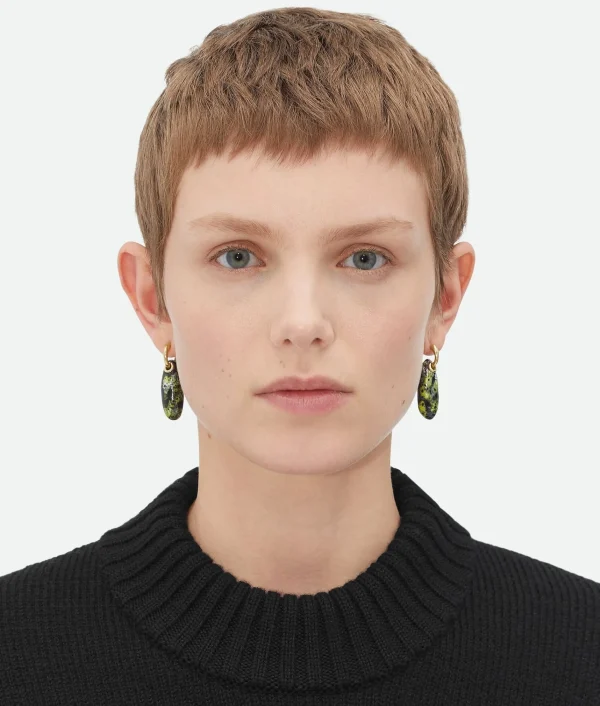 Bottega Veneta Ellipse Small Ceramic Earrings>Women Earrings