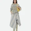 Bottega Veneta Embroidered Cotton Check Jumper>Women Knitwear
