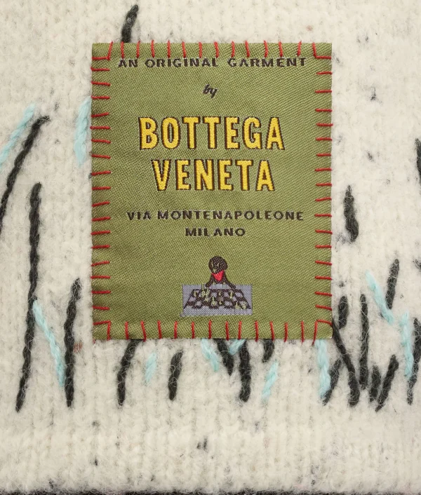 Bottega Veneta Embroidered Intarsia Wool Shirt> Shirts