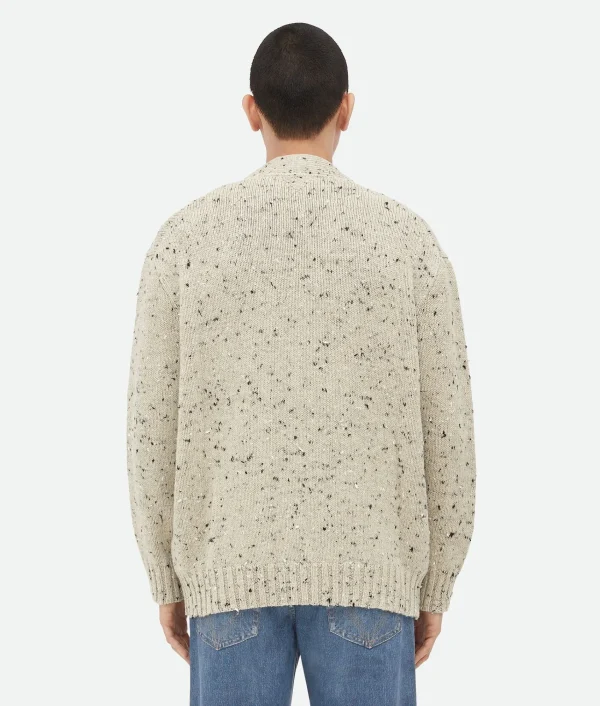 Bottega Veneta Embroidered Linen Cardigan> Knitwear