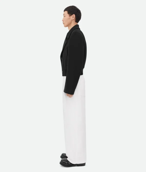 Bottega Veneta Felted Wool Short Blouson> Jackets