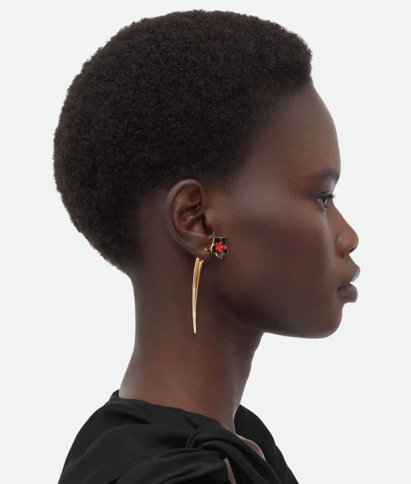 Bottega Veneta Flower Earrings>Women Earrings
