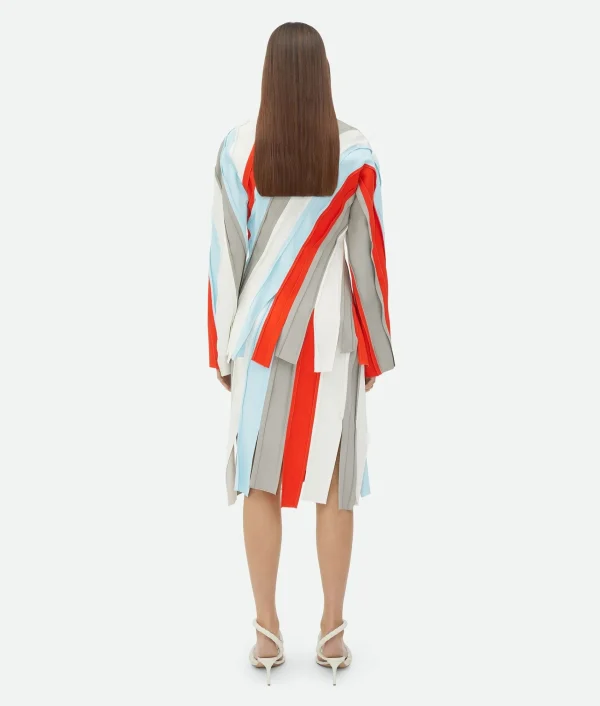 Bottega Veneta Fluid Viscose Stripe Top>Women Tops And T-Shirts