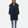 Bottega Veneta Frosted Poplin Long Puffer Jacket>Women Coats