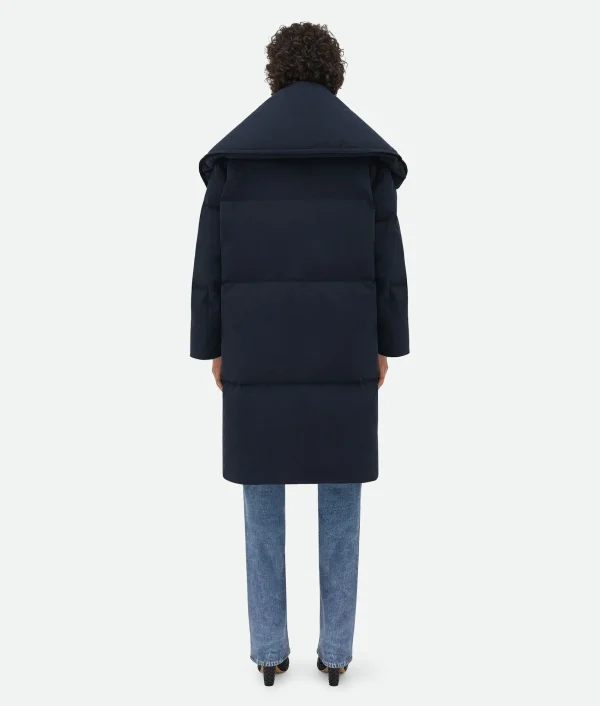Bottega Veneta Frosted Poplin Long Puffer Jacket>Women Coats