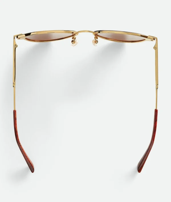 Bottega Veneta Glaze Metal Aviator Sunglasses>Women Sunglasses | Sunglasses