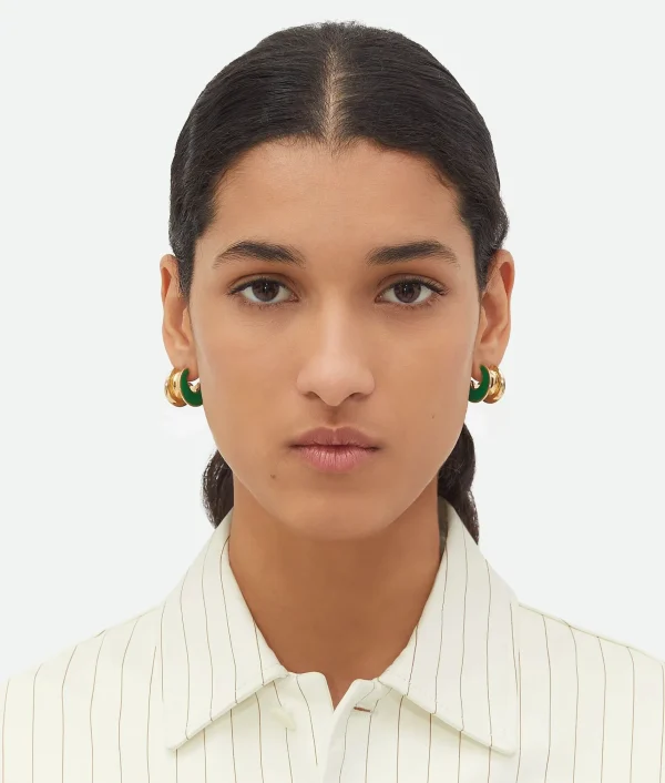 Bottega Veneta H Beam Small Earrings>Women Earrings