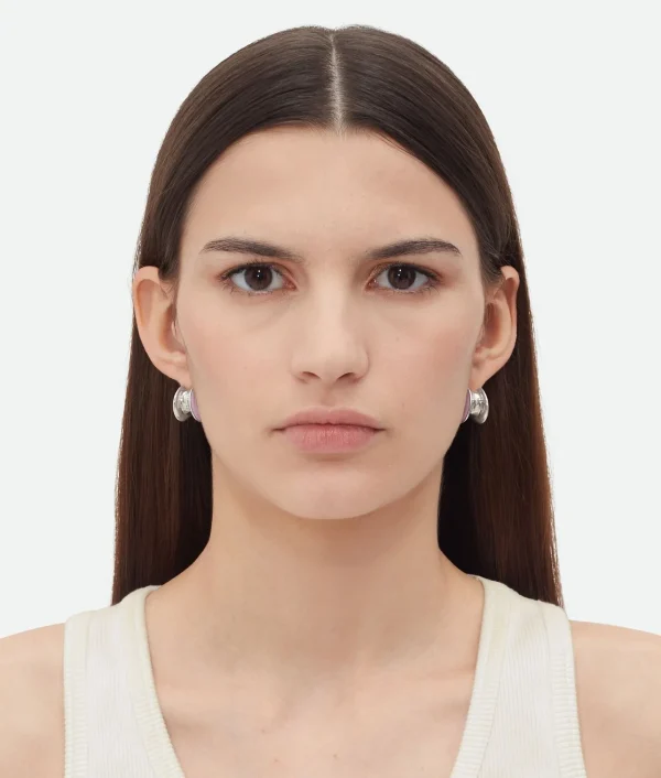 Bottega Veneta H Beam Small Earrings>Women Earrings