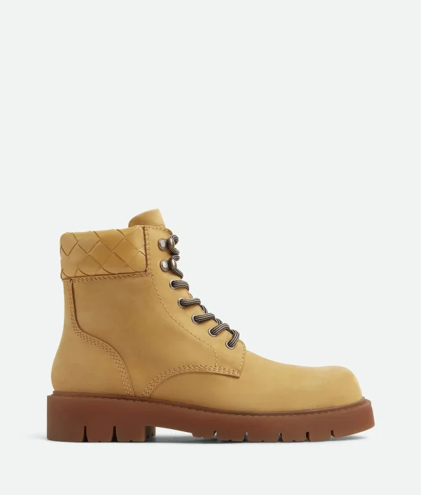 Bottega Veneta Haddock Lace-Up Ankle Boot>Women Boots