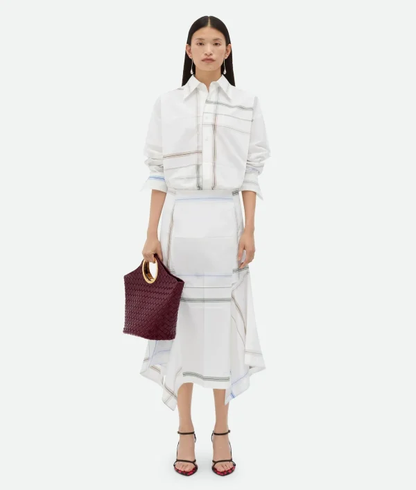 Bottega Veneta Handkerchief Cotton Skirt>Women Skirts