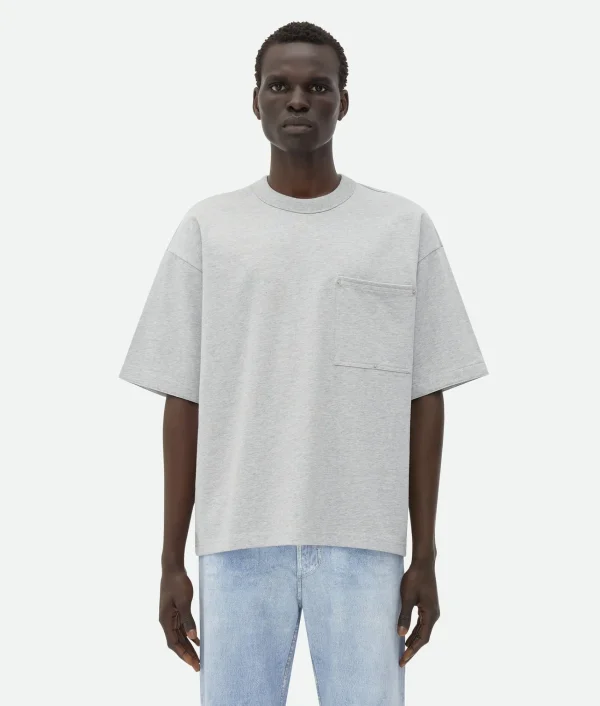 Bottega Veneta Heavy Jersey Relaxed T-Shirt> T-Shirts