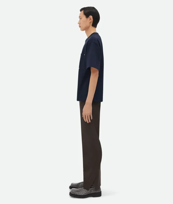 Bottega Veneta Heavy Jersey Relaxed T-Shirt> T-Shirts