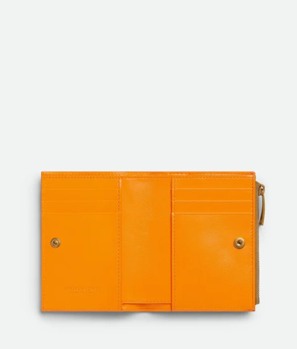 Bottega Veneta Intrecciato 15 Small Bi-Fold Wallet>Women Small Wallets