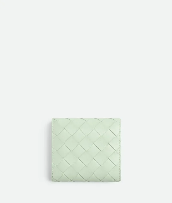 Bottega Veneta Intrecciato Tri-Fold Wallet With Origami Coin Purse>Women Small Wallets