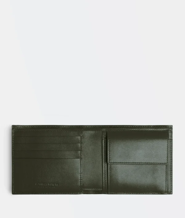 Bottega Veneta Intrecciato Bi-Fold Wallet With Coin Purse> Small Wallets