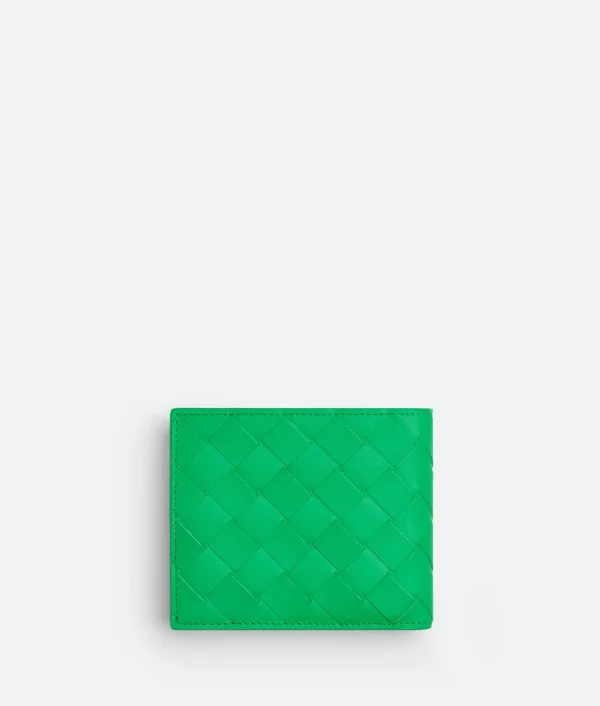 Bottega Veneta Intrecciato Bi-Fold Wallet With Coin Purse> Small Wallets