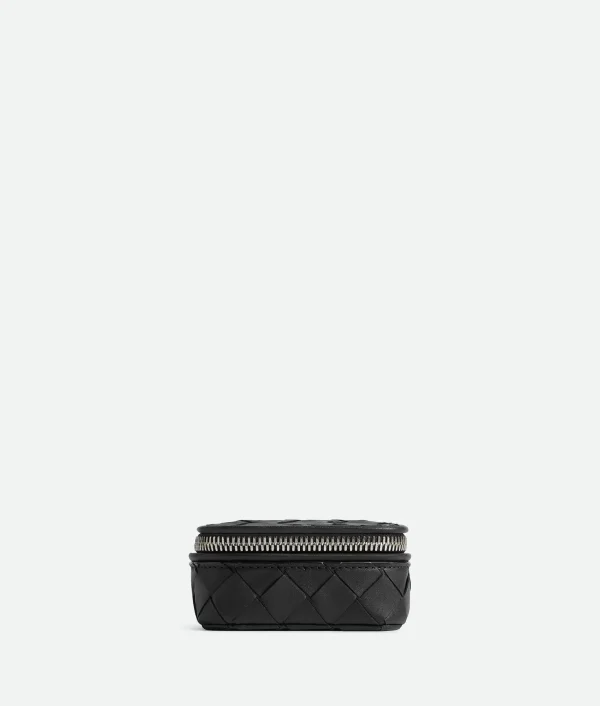 Bottega Veneta Intrecciato Cufflinks Case> Pouches And Travel Accessories