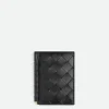 Bottega Veneta Intrecciato Flap Card Case With Bill Clip>Women Card Cases