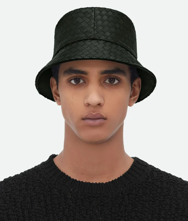 Bottega Veneta Intrecciato Leather Bucket Hat>Women Hats | Hats