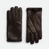 Bottega Veneta Intrecciato Leather Gloves> Gloves