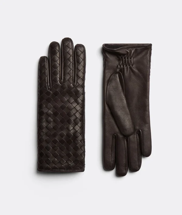 Bottega Veneta Intrecciato Leather Gloves>Women Gloves