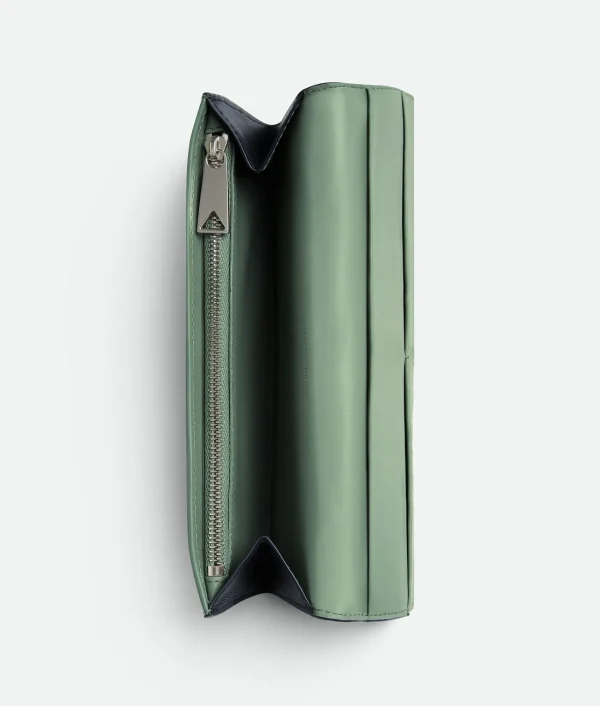 Bottega Veneta Intrecciato Long Wallet With Coin Purse> Long Wallets