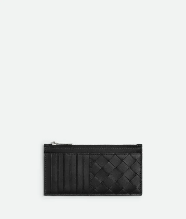 Bottega Veneta Intrecciato Long Zippered Card Case> Card Cases