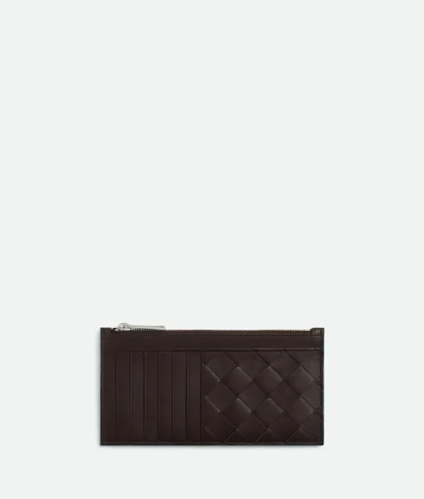 Bottega Veneta Intrecciato Long Zippered Card Case> Card Cases