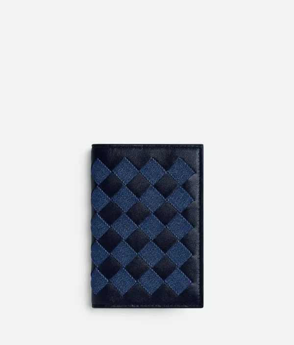 Bottega Veneta Intrecciato Passport Case>Women Pouches And Travel Accessories