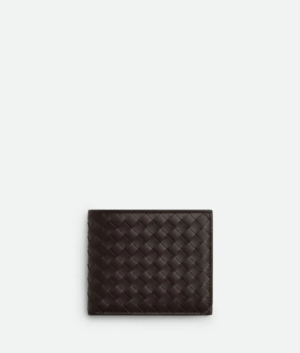 Bottega Veneta Intrecciato Piccolo Bi-Fold Wallet With Coin Purse> Small Wallets