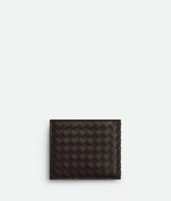 Bottega Veneta Intrecciato Piccolo Bi-Fold Wallet With Coin Purse> Small Wallets