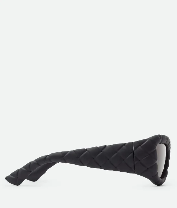 Bottega Veneta Intrecciato Rectangular Sunglasses>Women Sunglasses | Sunglasses