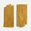 Bottega Veneta Intrecciato Suede Leather Gloves> Gloves