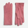 Bottega Veneta Intrecciato Suede Leather Gloves>Women Gloves