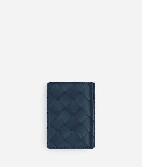 Bottega Veneta Intrecciato Tiny Tri-Fold Wallet> Small Wallets