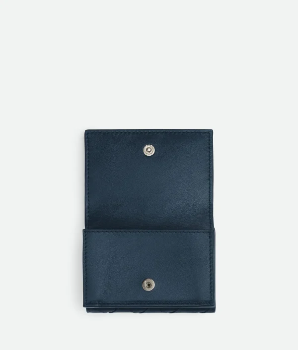 Bottega Veneta Intrecciato Tiny Tri-Fold Wallet> Small Wallets