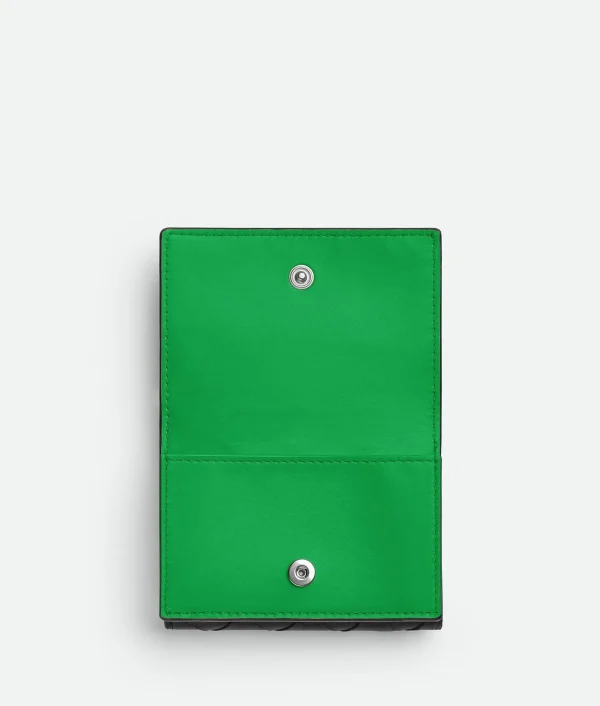 Bottega Veneta Intrecciato Tiny Tri-Fold Wallet> Small Wallets